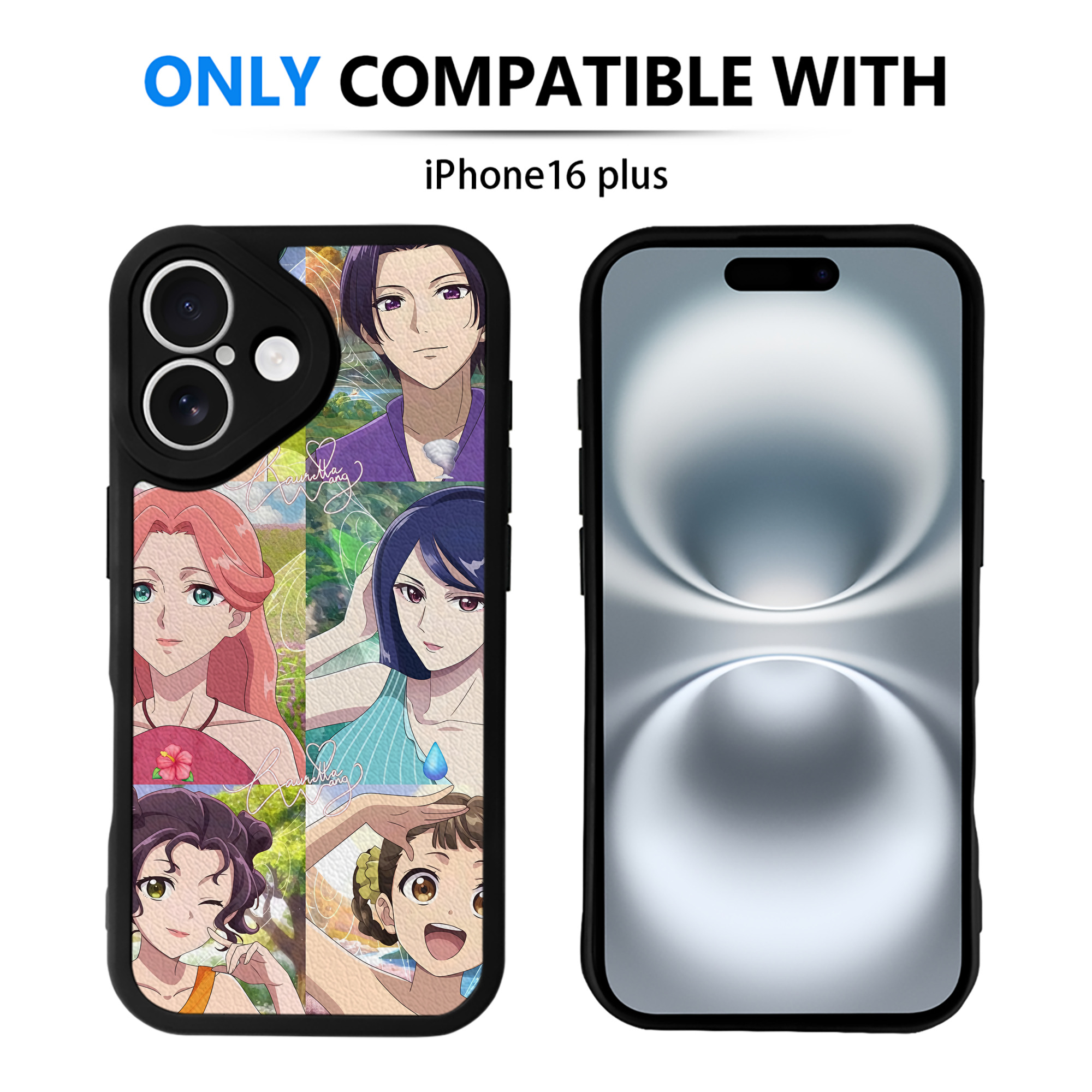 （画像用） 薬屋のひとりごと The Apothecary Diaries 【iPhone 16シリーズ対応】シリコンスマホケース（レザー調） 材質：シリコン